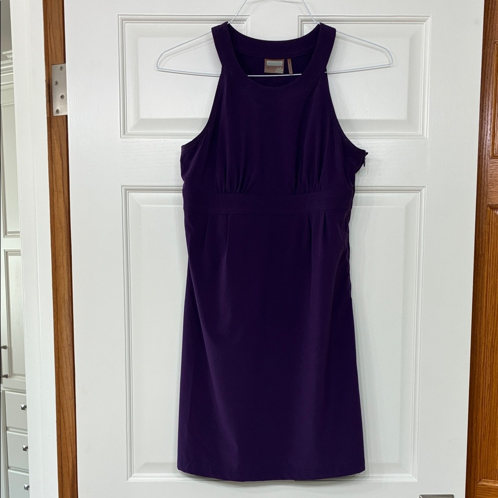 Athleta Purple Sleeveless Stretch Athleisure Dress Size Small
